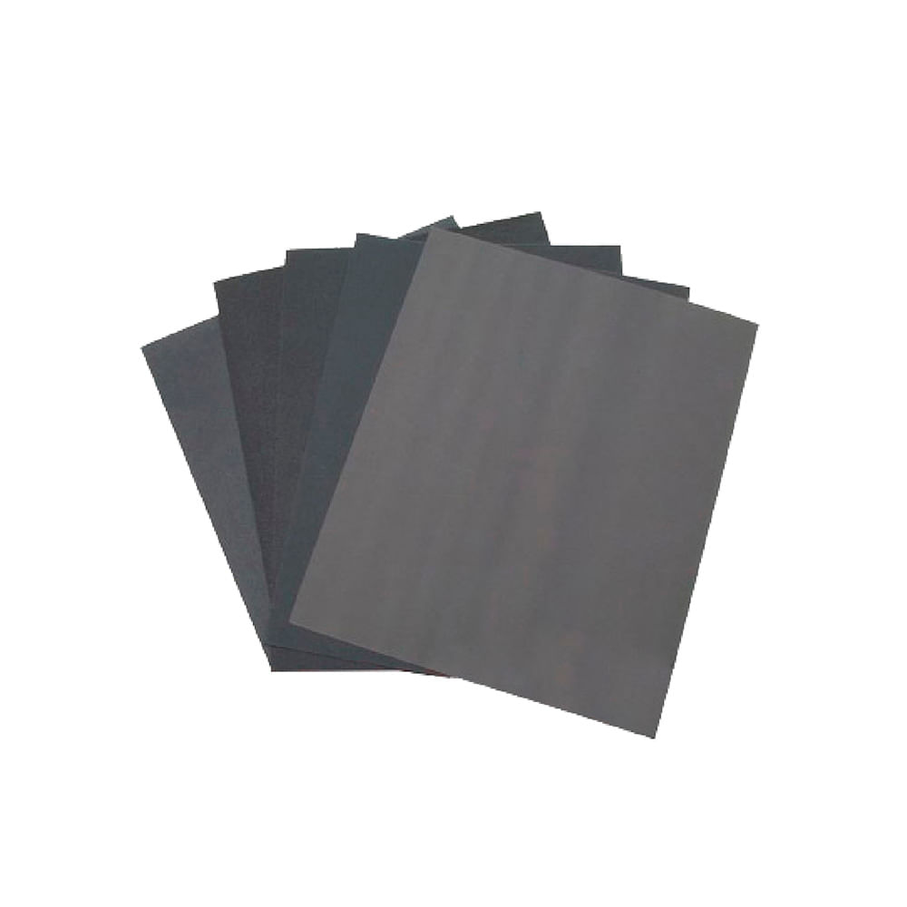 Lija norton para agua #180 (50 pliegos). Carburo silicio. Pliegos)