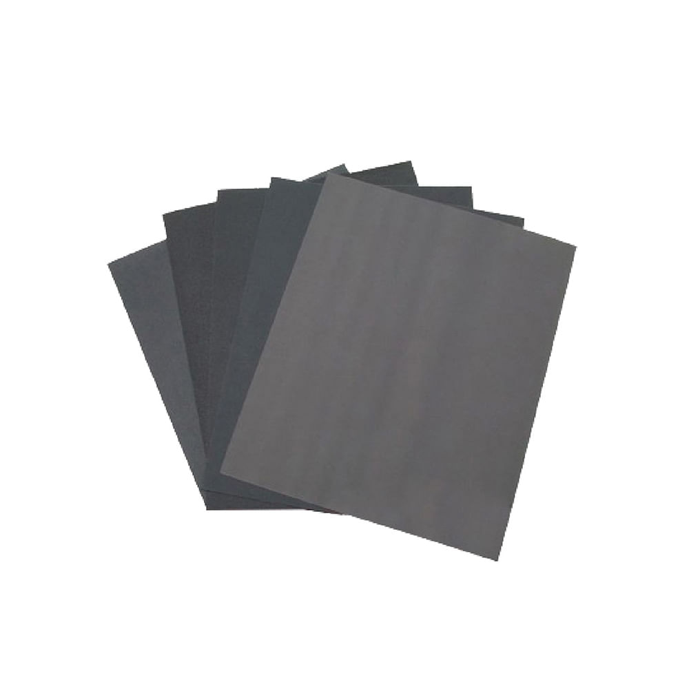 Lija norton para agua #600 (50 pliegos). Carburo silicio. Pliegos)