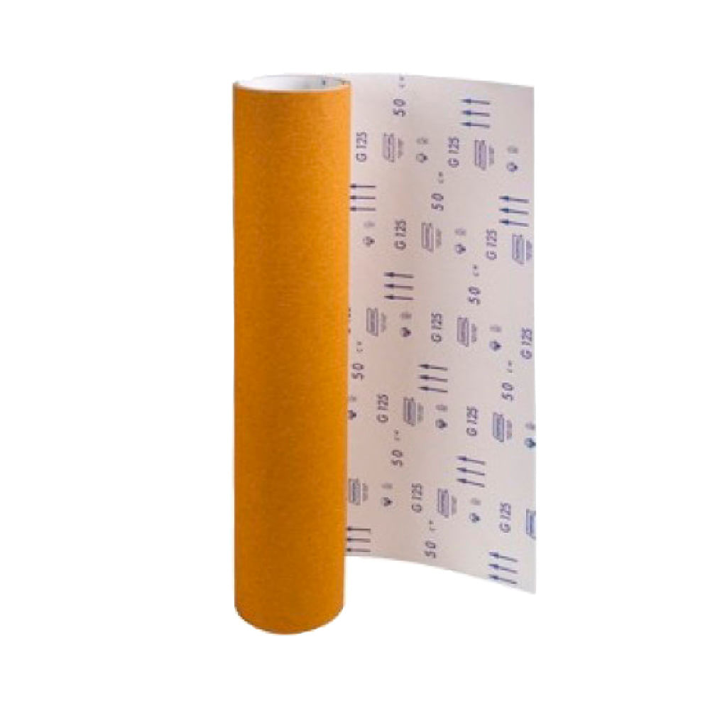 Lija en rollo norton #80 (36 x 50 yds). Óxido de aluminio. Yds)