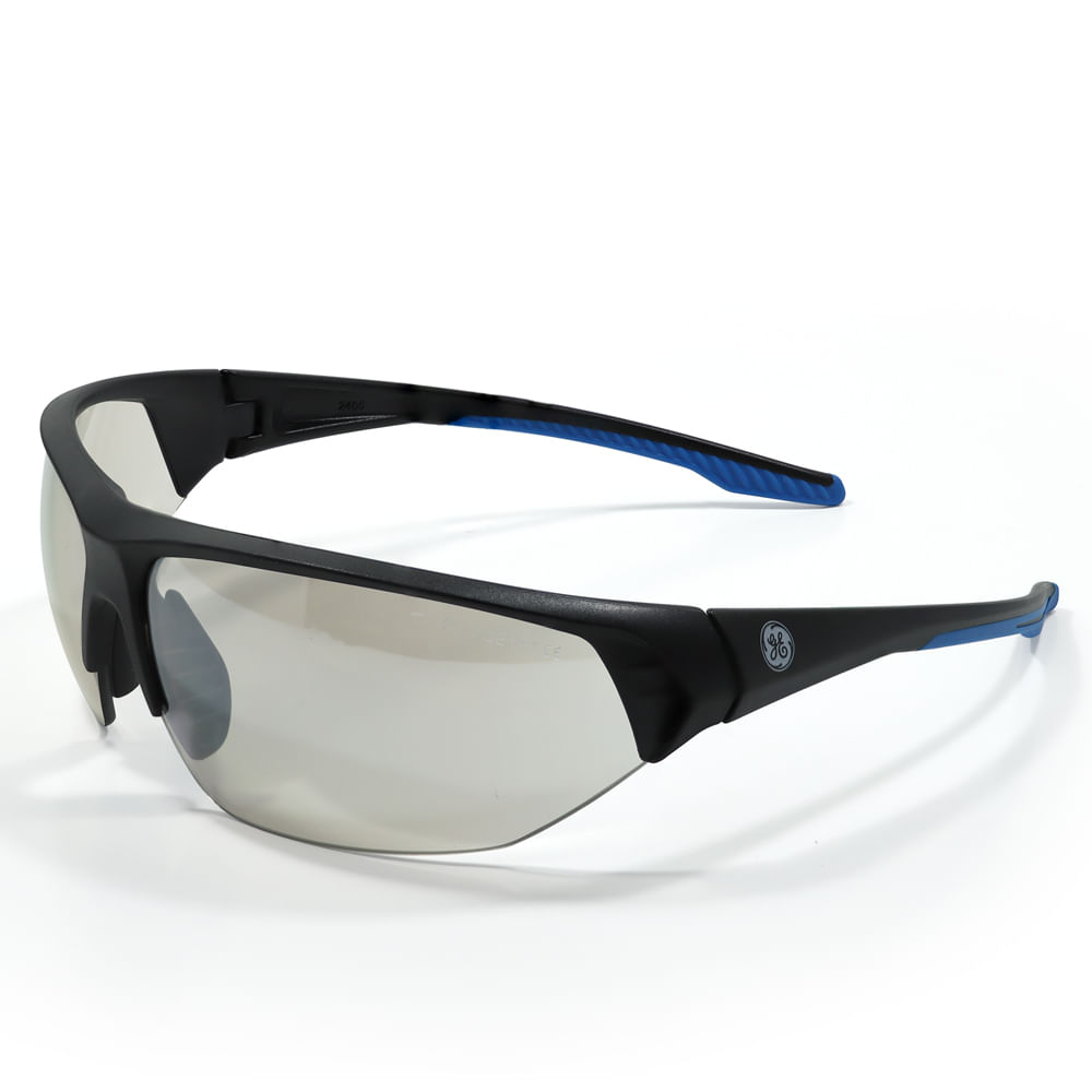Lentes seguridad negro/azul espejo ae ge.
