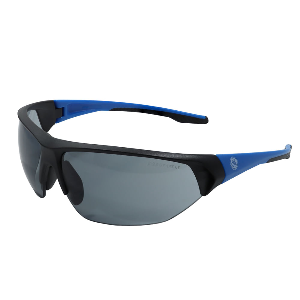 Lentes seguridad azul/negro ahumado ae ge.