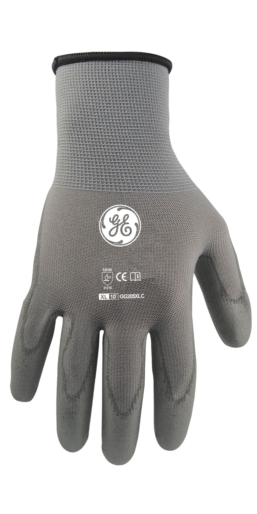 Guante rec pu 15 ga xl ge. Gris. Extra large