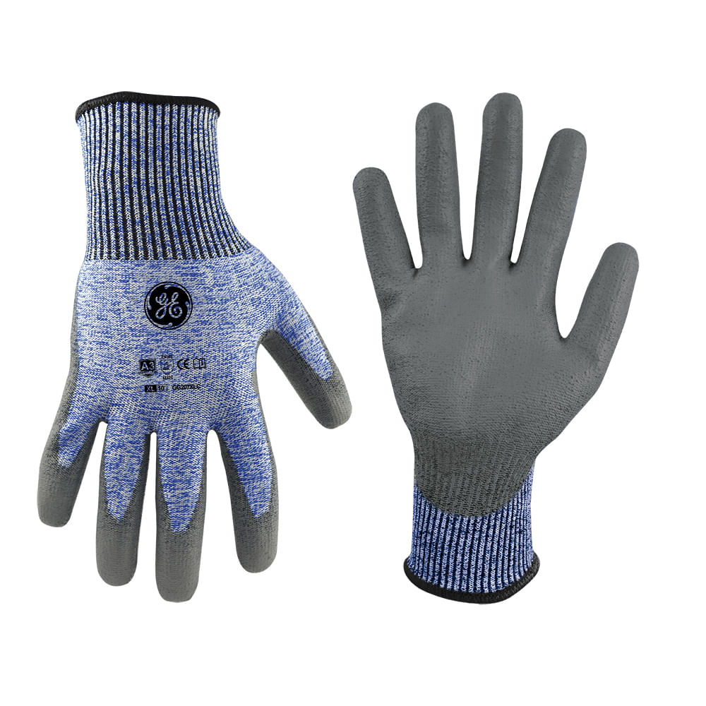Guante rec pu a3 12 pares xl ge. Indigo/blanco degradado. Extra large