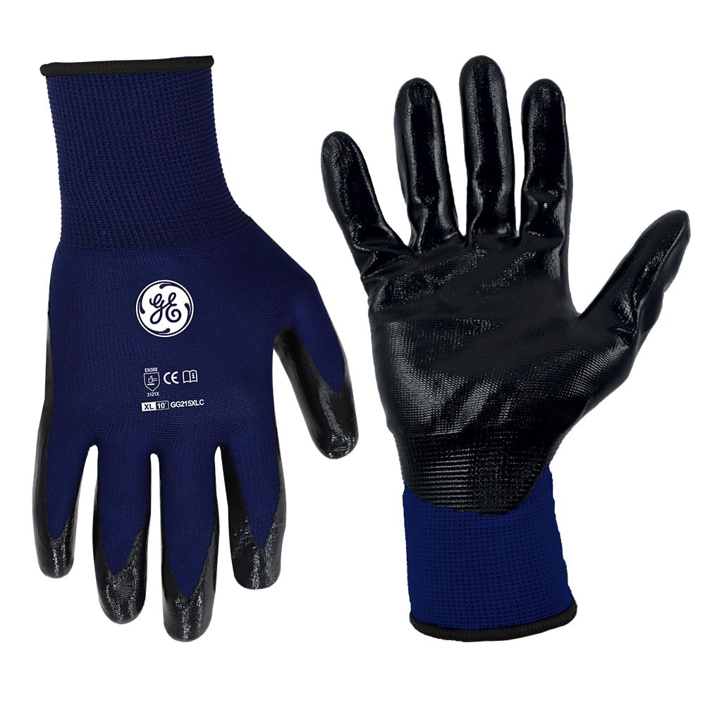 Guantes rec nitrilo ge xl. Negro. Extra large