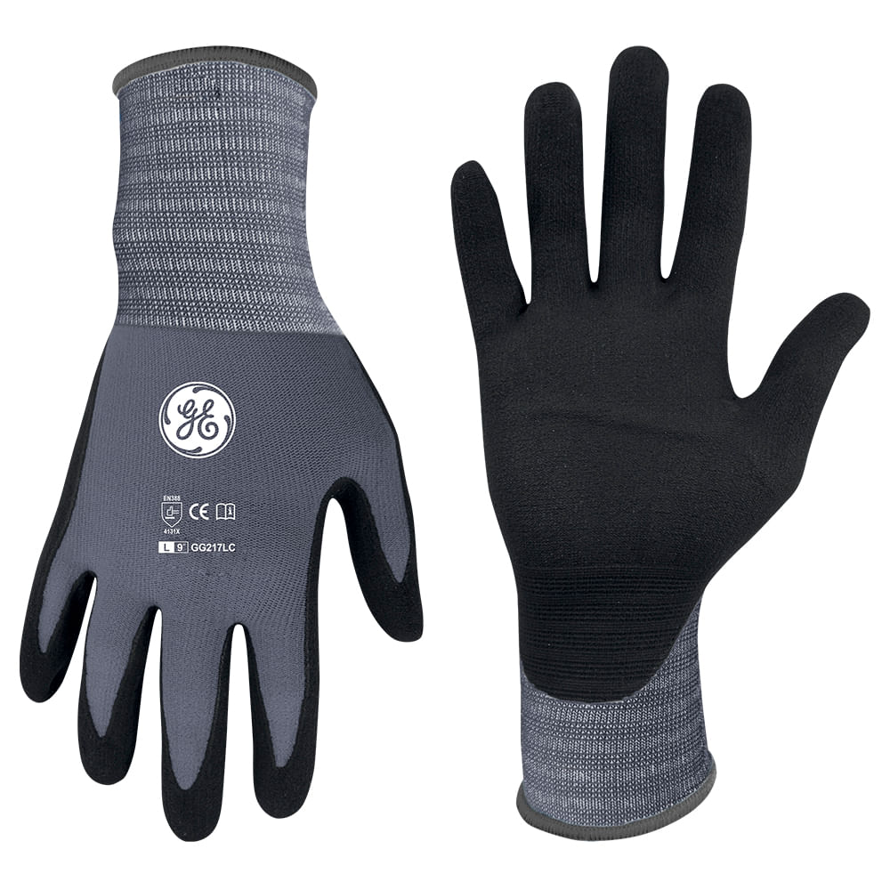 Guantes rec micro espuma nitrilo ge l. Gris. Large