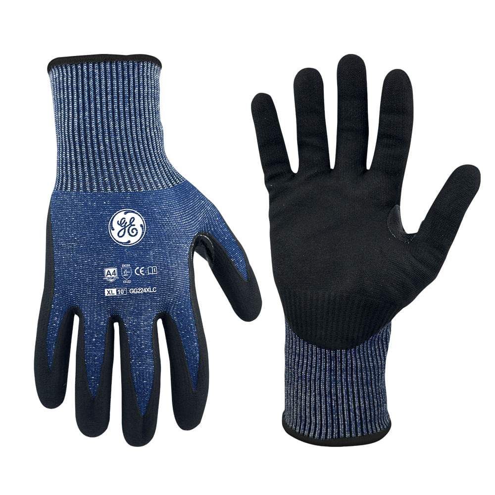 Guantes rec micro espuma nitrilo ge a4 xl. Indigo degradado. Extra large