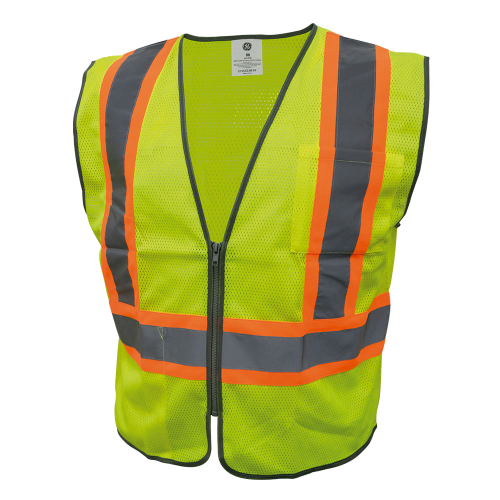 Chaleco - 2 bolsillos lima contraste xl ge. Lima. Extra large