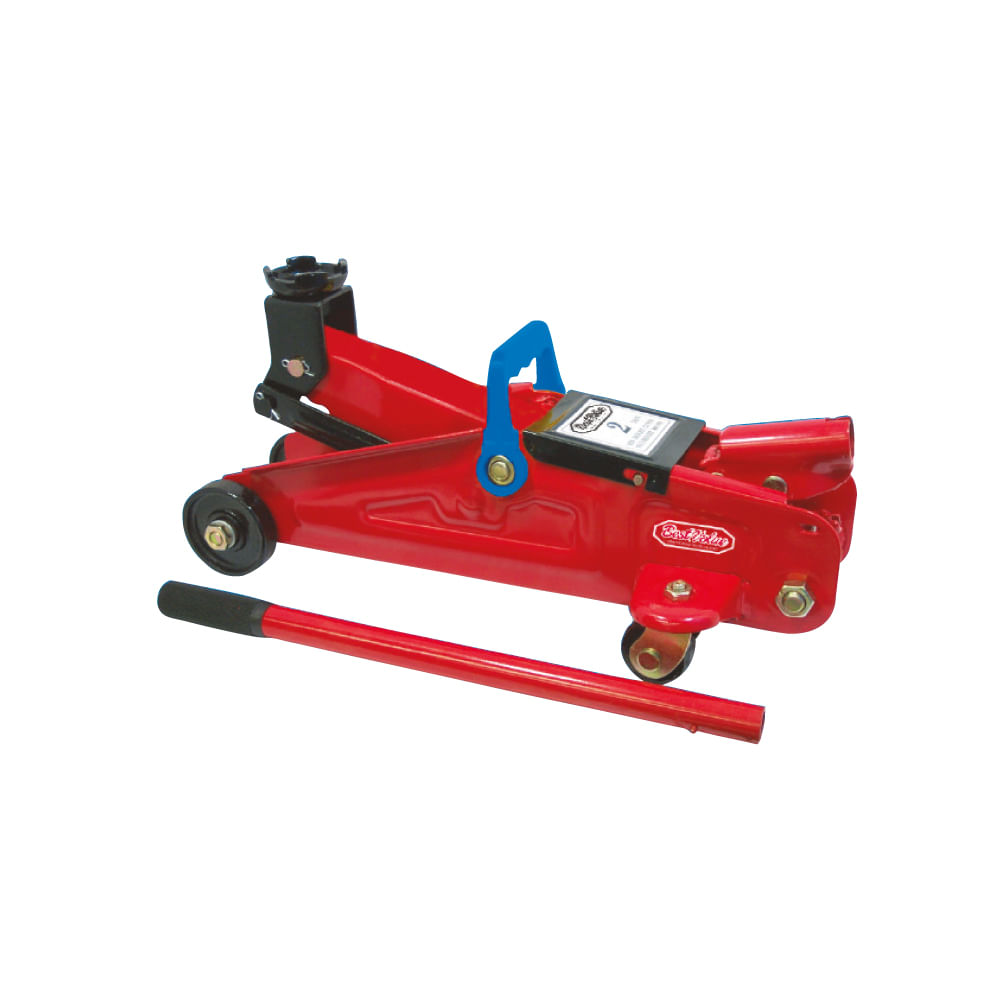 Gato de rueda 2 ton. Rojo. Ton