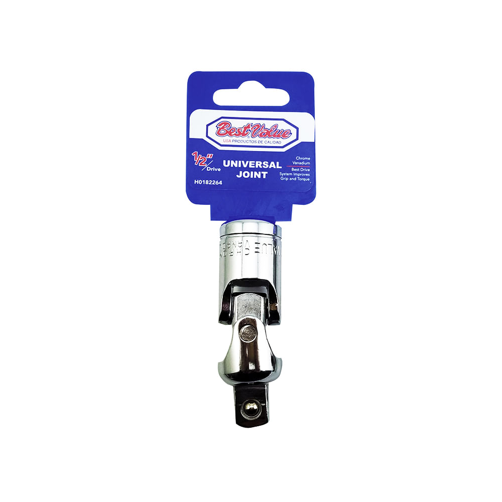 Junta universal para socket 1/2. Cromo vanadio. 1/2