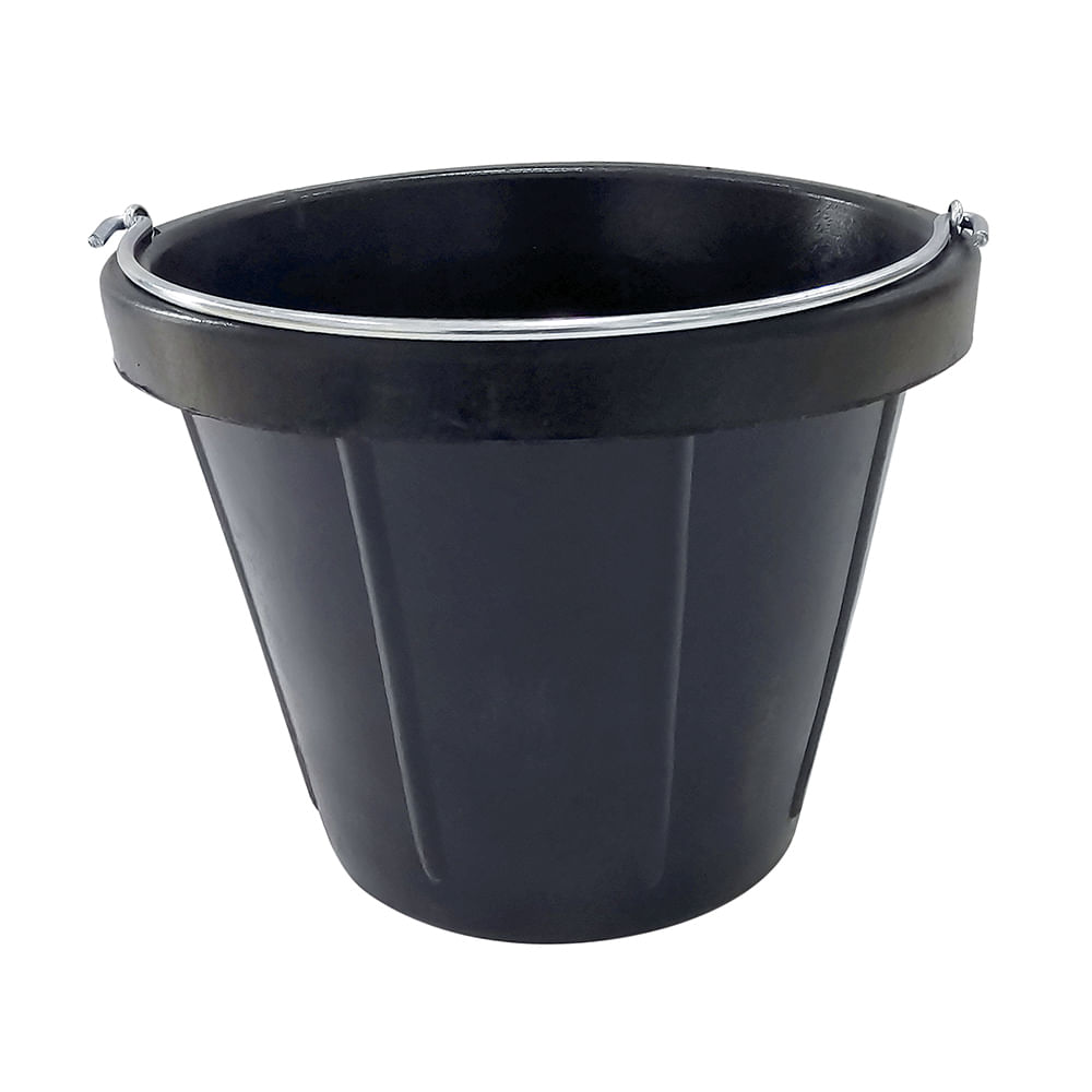 Cubo de caucho para construccion 12litros