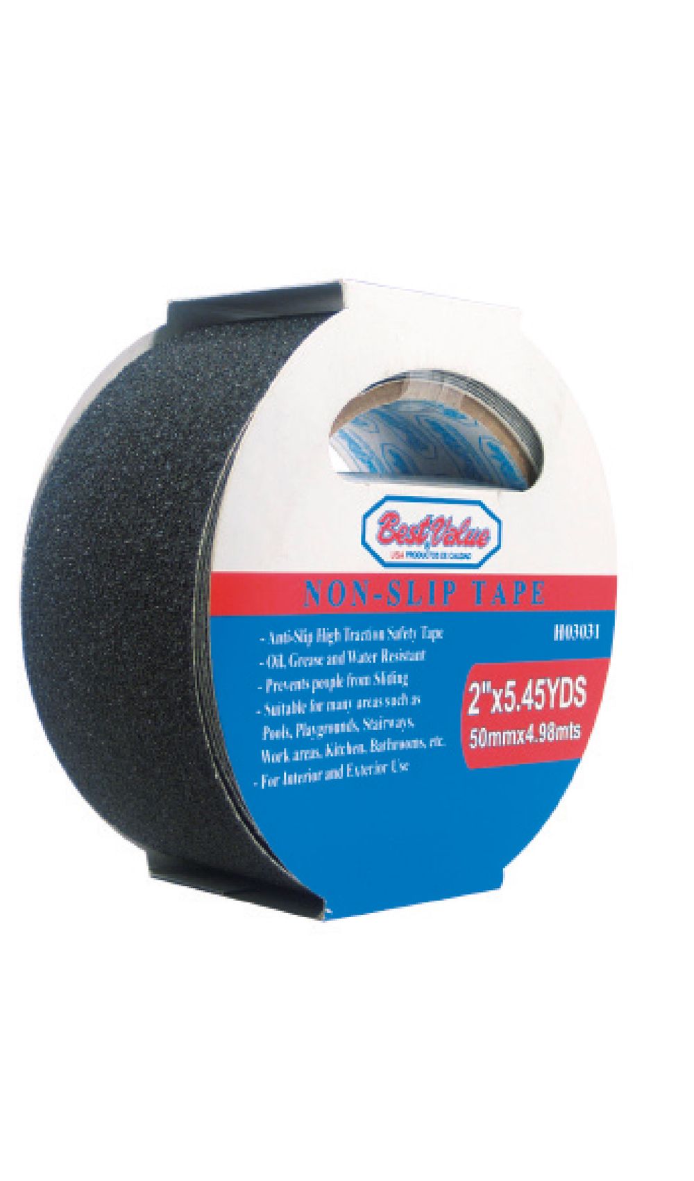 Cinta antideslizante 2 (5 mts). Gris. 2(50mm) x 4. 98mts