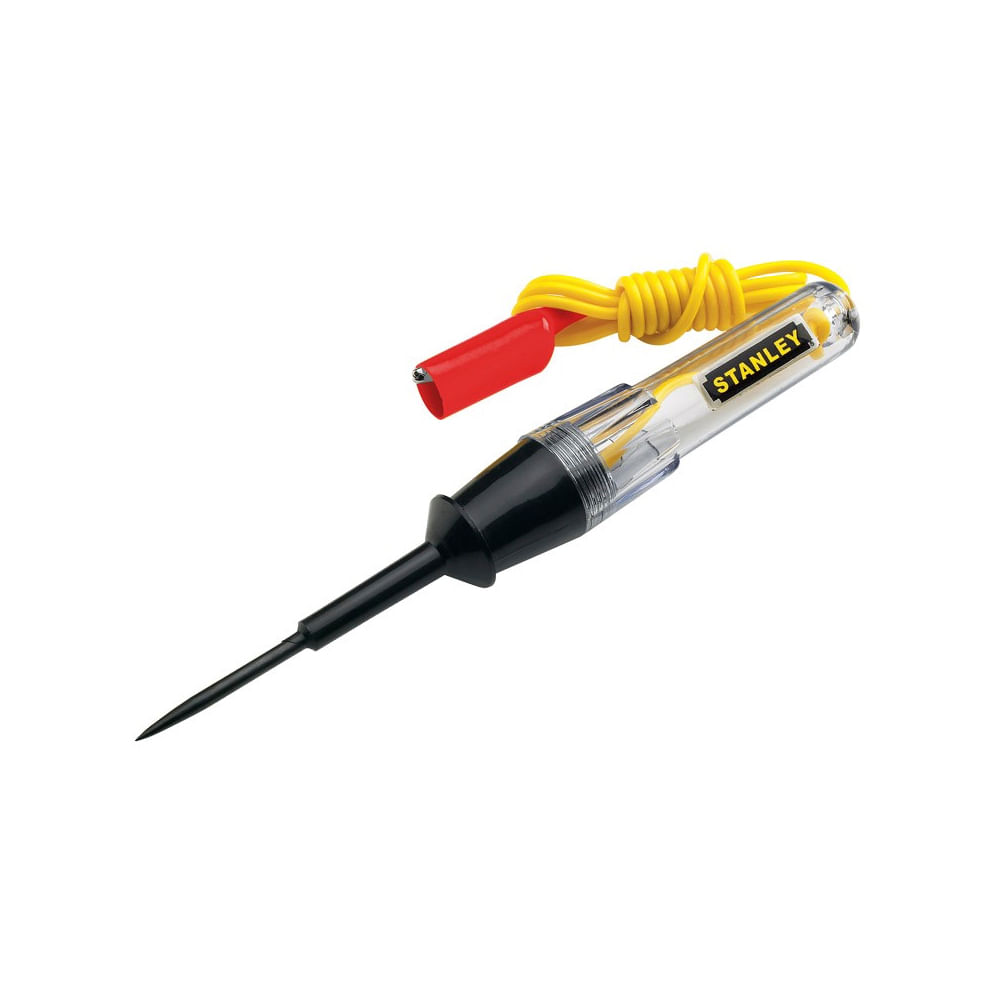 Probador d/circuitos stanley 6v y 12v. Mango aislado. 6v, 12v
