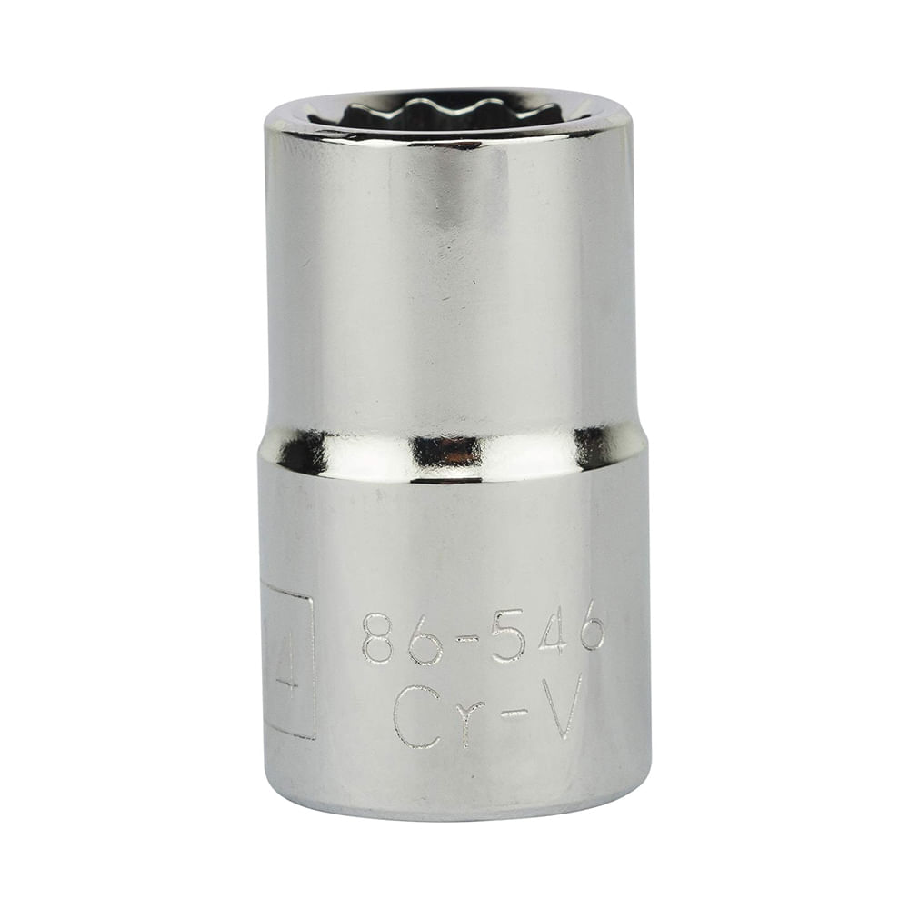 Socket stanley 1/2 corto 12pt. Cromo vanadio. X 14mm
