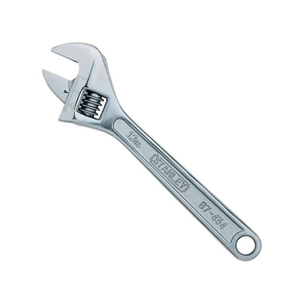 Llave ajustable stanley de 12. Cromado. 12 (305 mm)