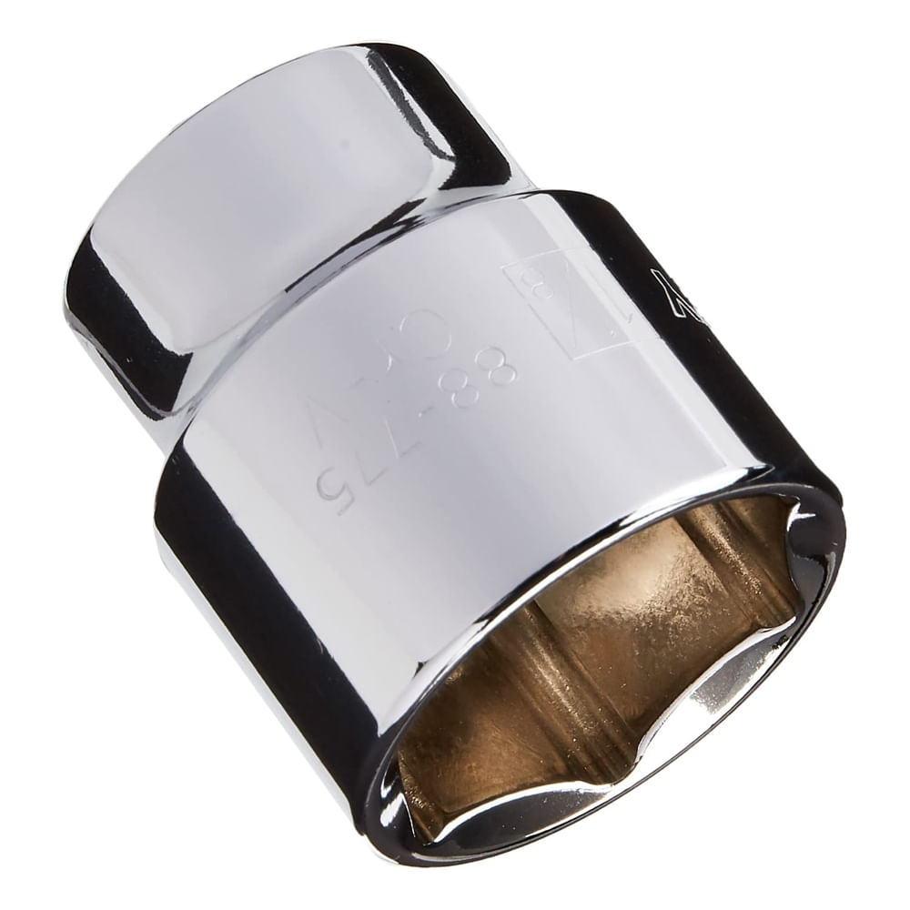 Socket stanley 1/2 corto 1-1/8 6pt. Cromo vanadio. X