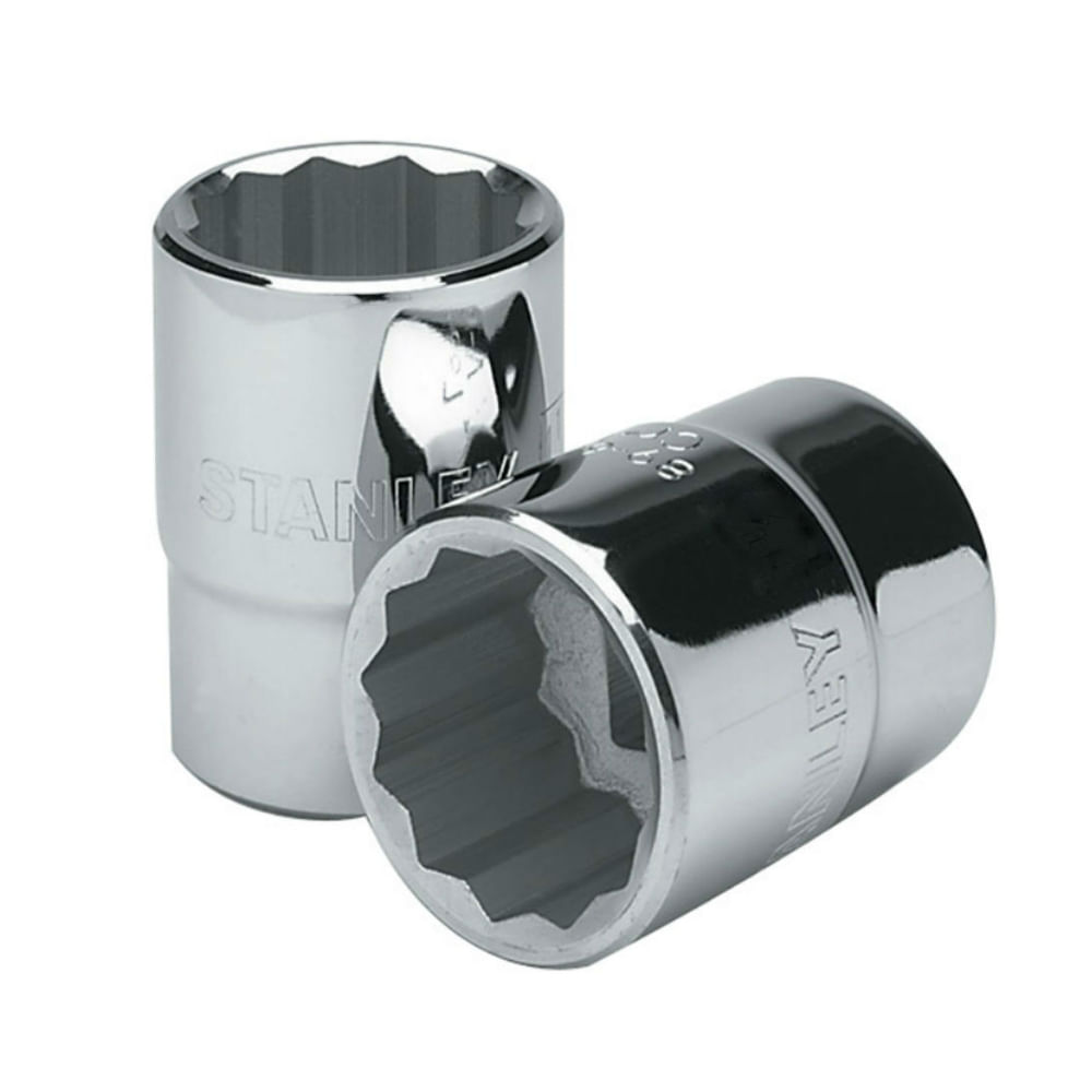 Socket stanley 3/4 corto 1-7/16 12pt. Cromo vanadio. X