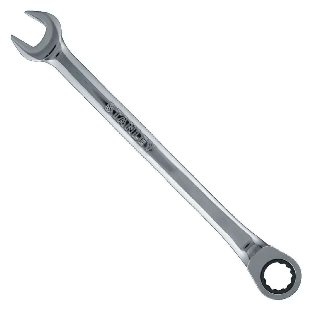 Llave combinacion d/ratchet stley. Cromo vanadio. 13 mm