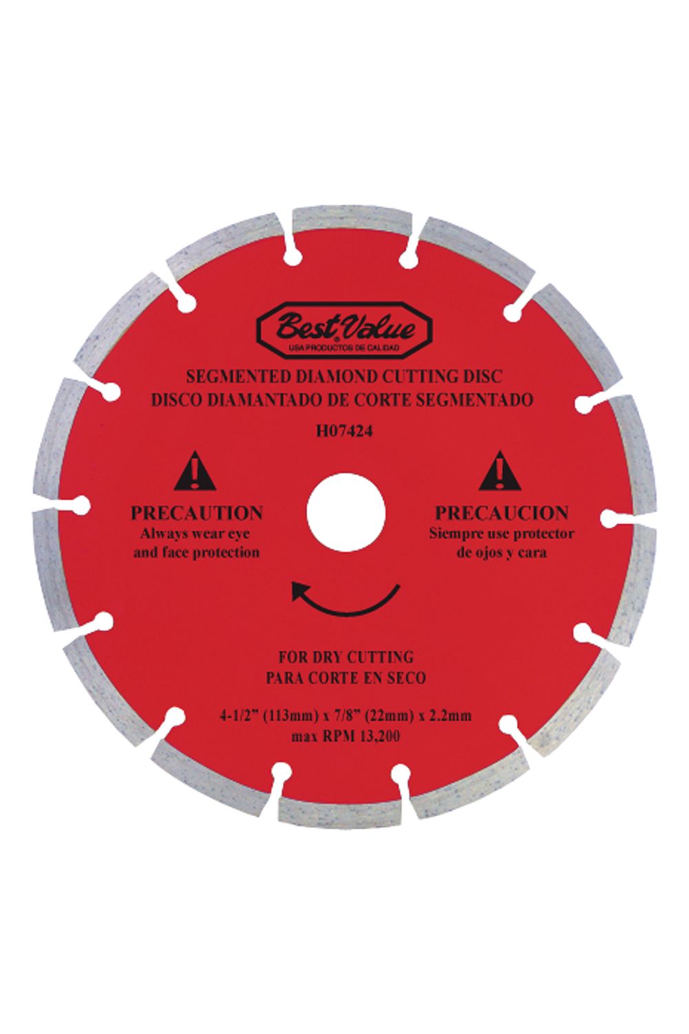 Disco d/diamante para piedra 7. Rojo. 7