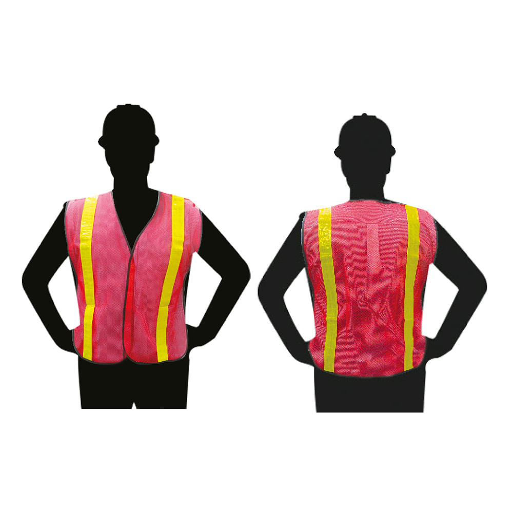 Chaleco de seguridad (medium). Naranja. Mediano