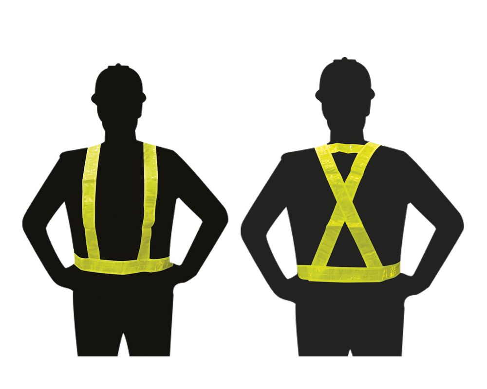 Chaleco de seguridad reflectivo(xl). Amarillo. 60x65