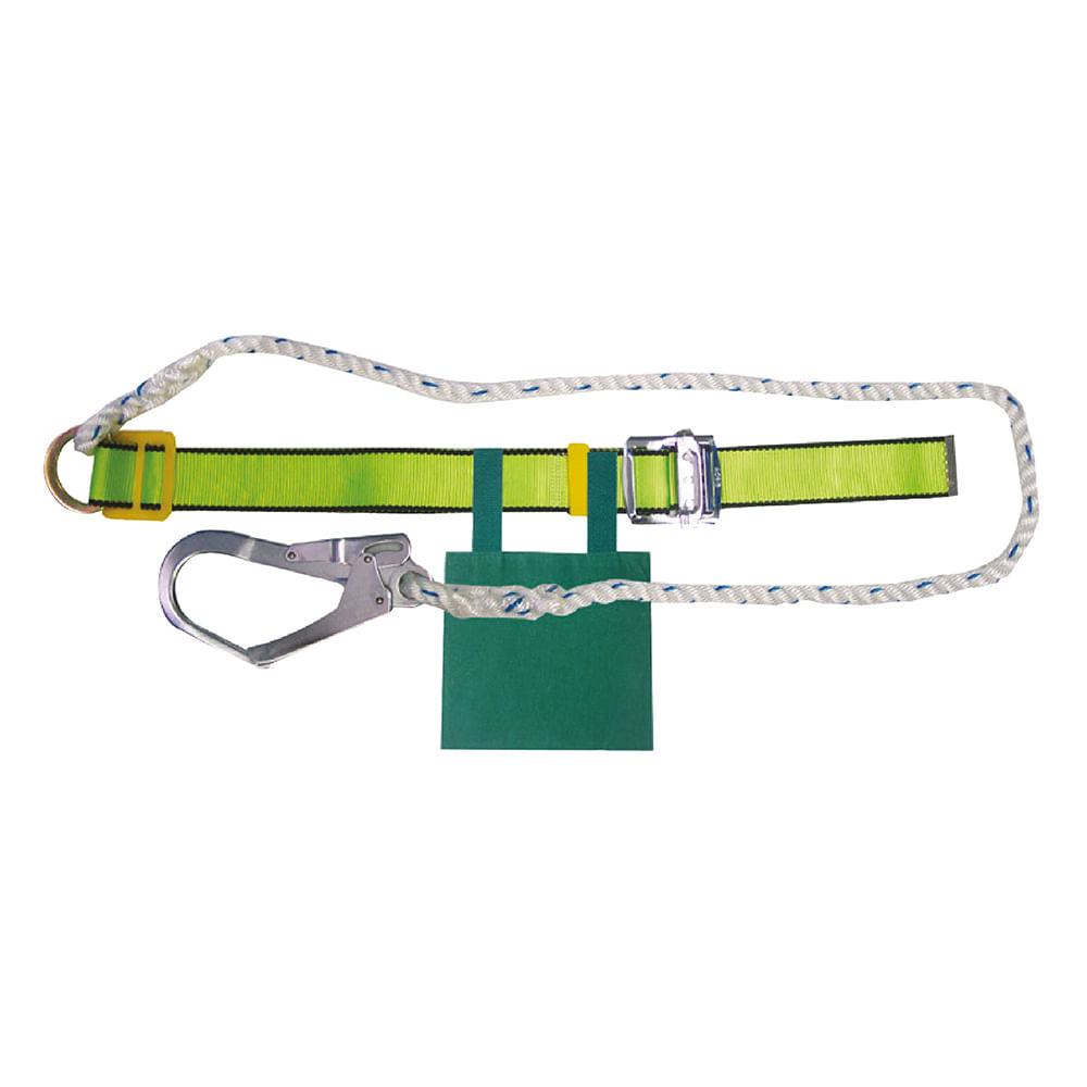 Cinturon d/seguridad. Verde. 2(50mm) x 1. 2m nylon