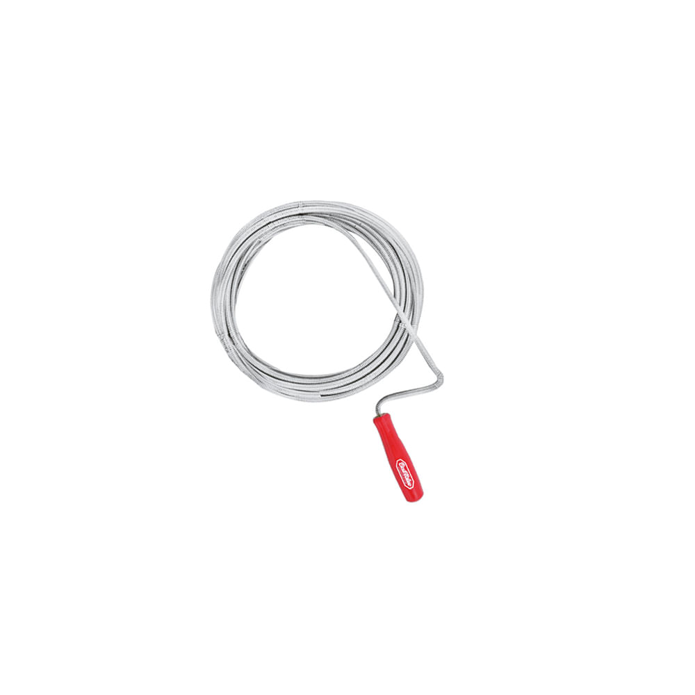 Cinta para destapar tuberias 3 mts. Cobre. Mts