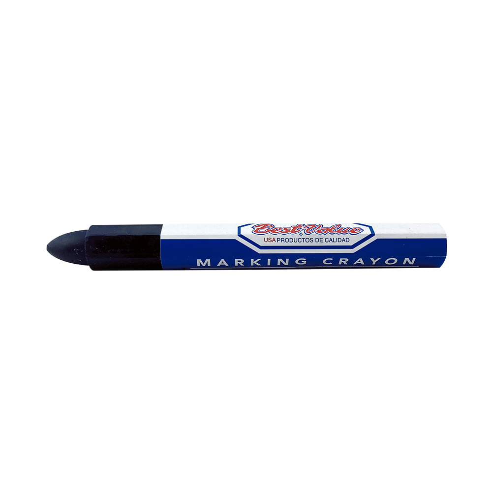 Crayon bestvalue azul 6pzas. Azul. 4-3/4