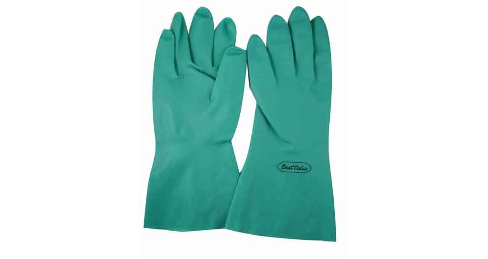 Guante de nitrilo 13 #10. Verde. #10