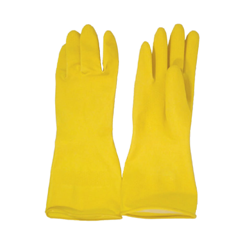 Guante de latex medium. Amarillo. Mediano