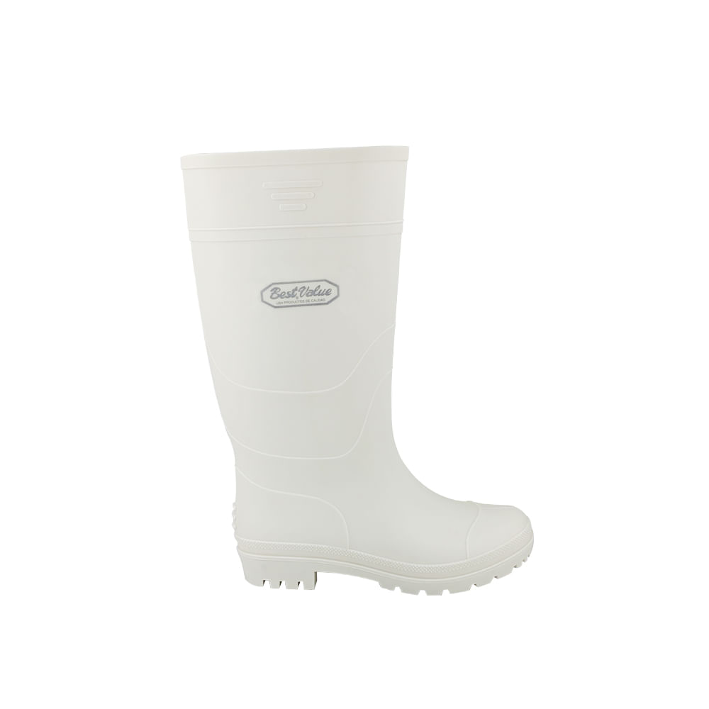 Nuevo botas d/pvc blanca sanitaria talla 10. Blanco. 10