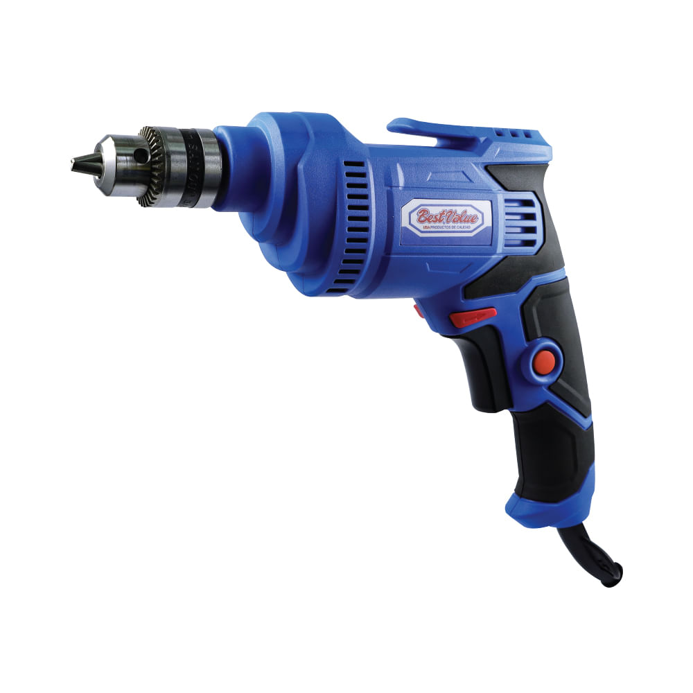 Taladro 3/8 500w 120v 60hz. Azul.