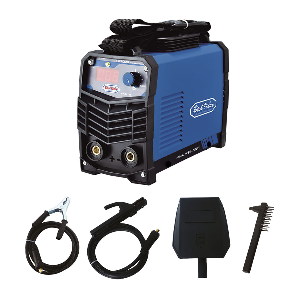 Soldadora inverter 110 amp 120v 50/60hz 3. 4kw. Azul. 4kw 110amp