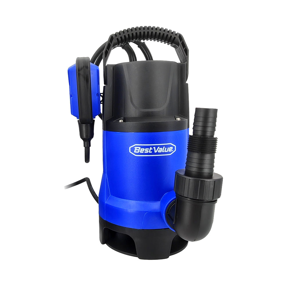 Bomba sumergible 750w 1. 0hp 110-120v agua sucia. Azul.