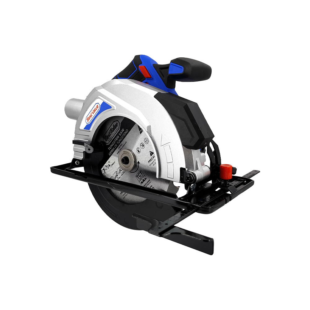 Sierra circular 20v inalambrica brushless. Azul.