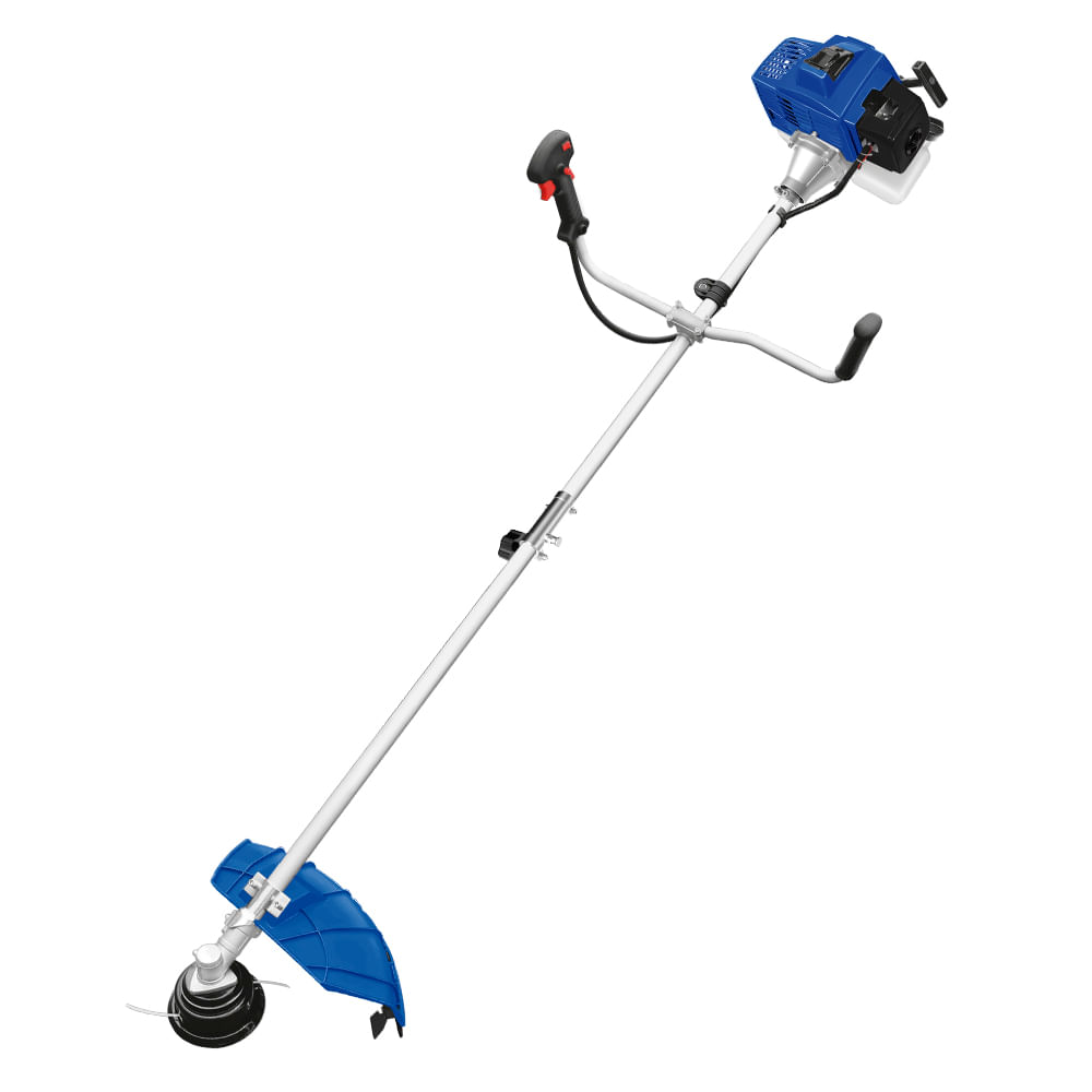 Desbrozadora gasolina 3. 8hp 62cc. Azul. 62cc