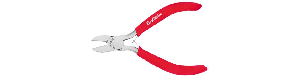 Pinza d/corte miniatura de 4. Acero templado. 4-1/2