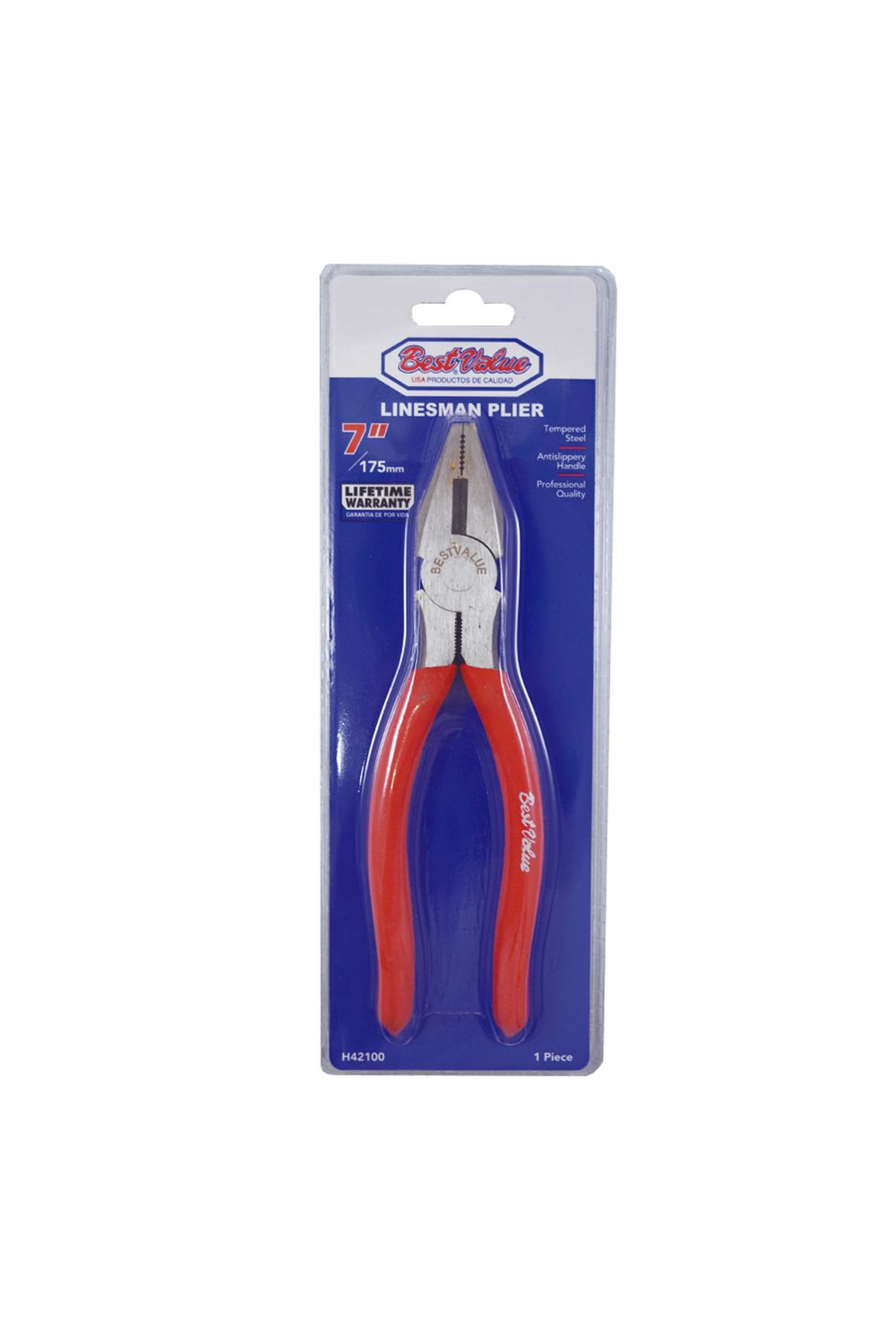 Alicate de 7. Acero templado. 7