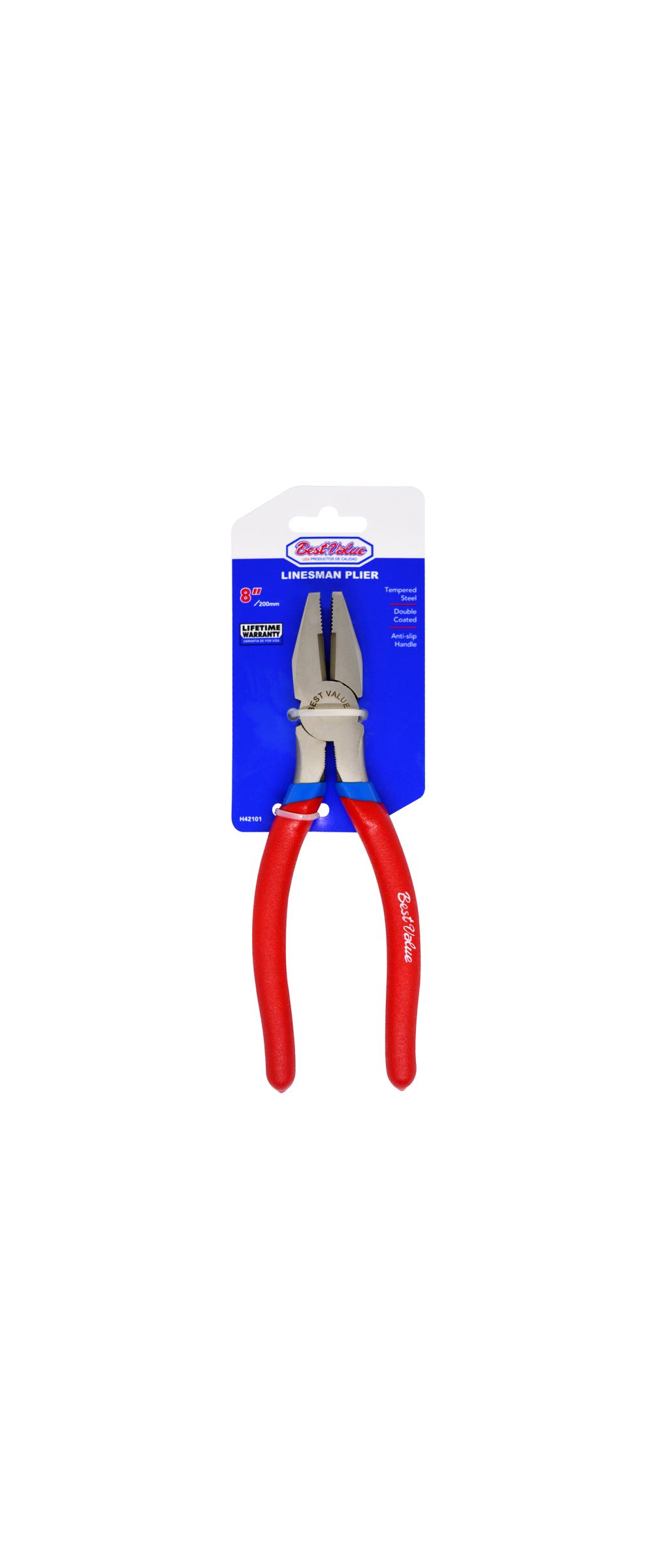 Alicate de 8. Acero templado. 8