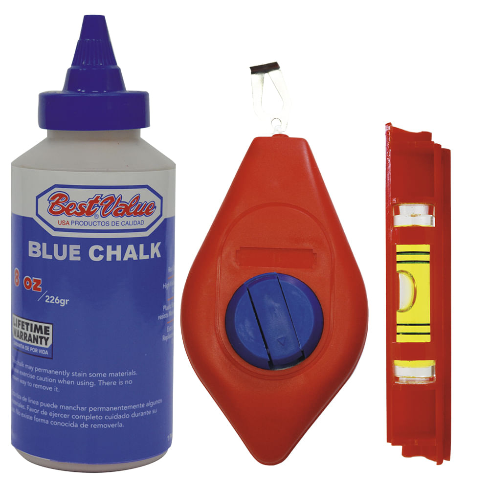 Tiza linea 30 mts. (juego). Azul. 4oz