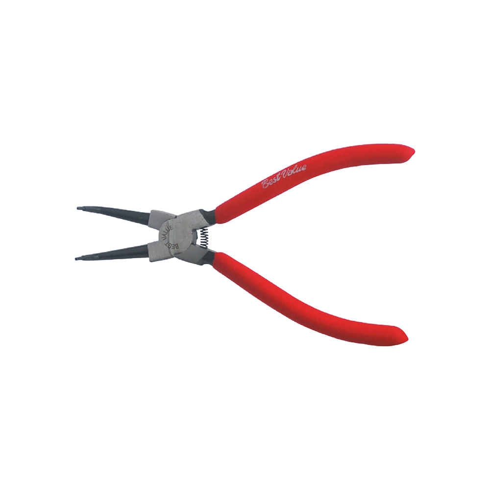 Pinza para anillo curva interior. Acero templado. 7