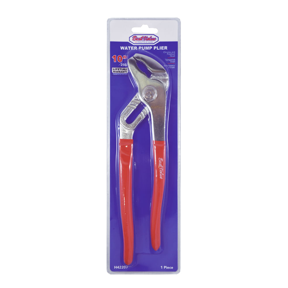 Pinza pico loro 10. Cromado. 10