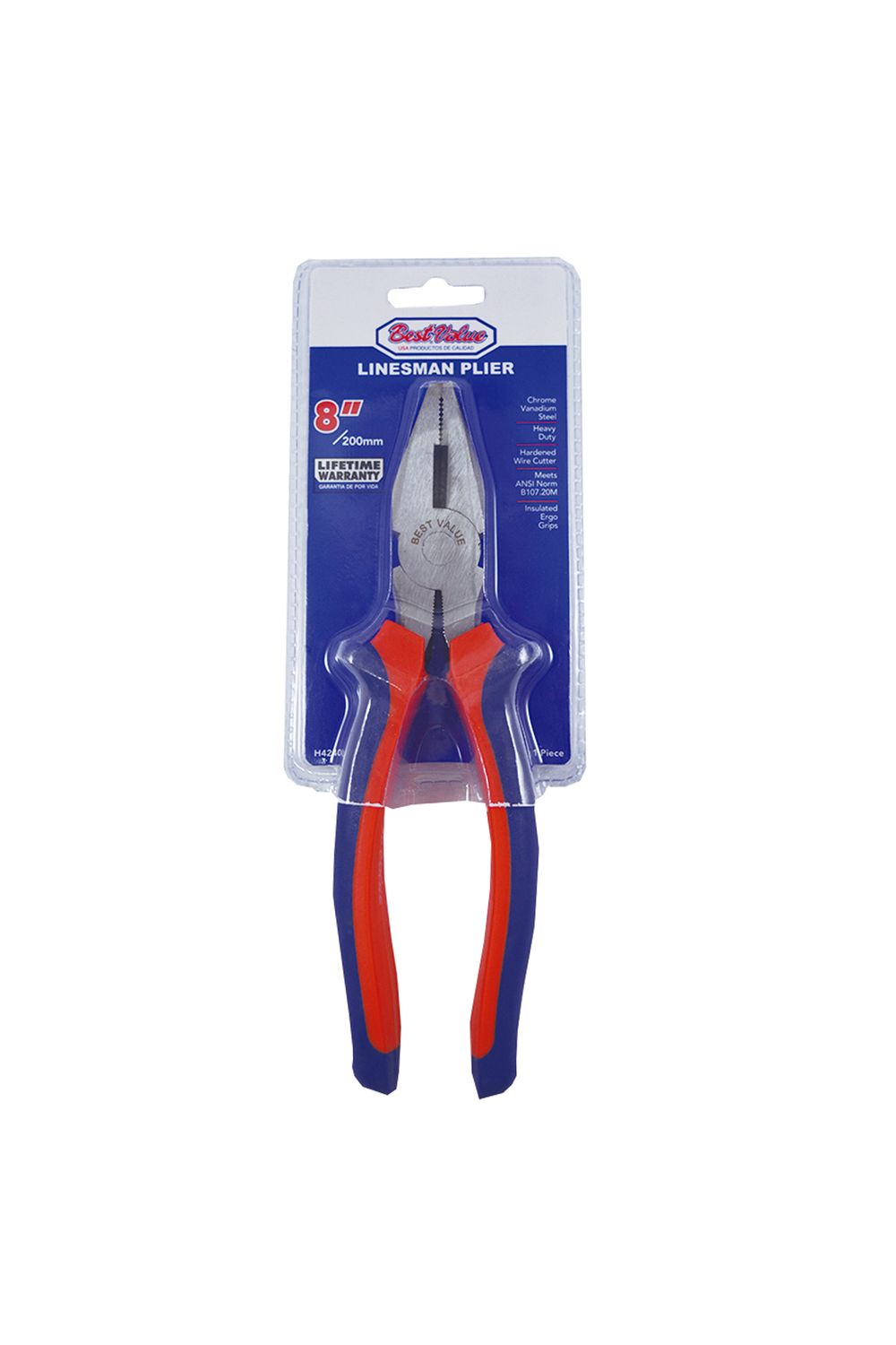 Alicate crv de 8. Cromo vanadio. 8