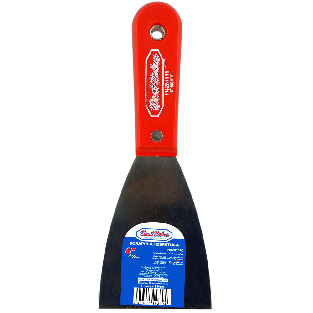 Espatula de 4. Rojo. 4
