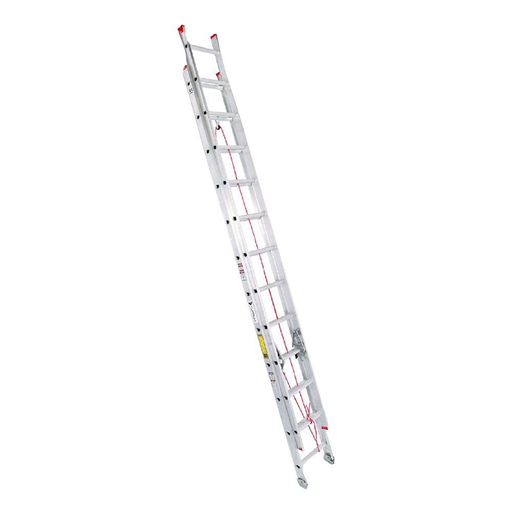 Escalera cuprum alum. Extens. (330lb) 24'. Aluminio. 24'