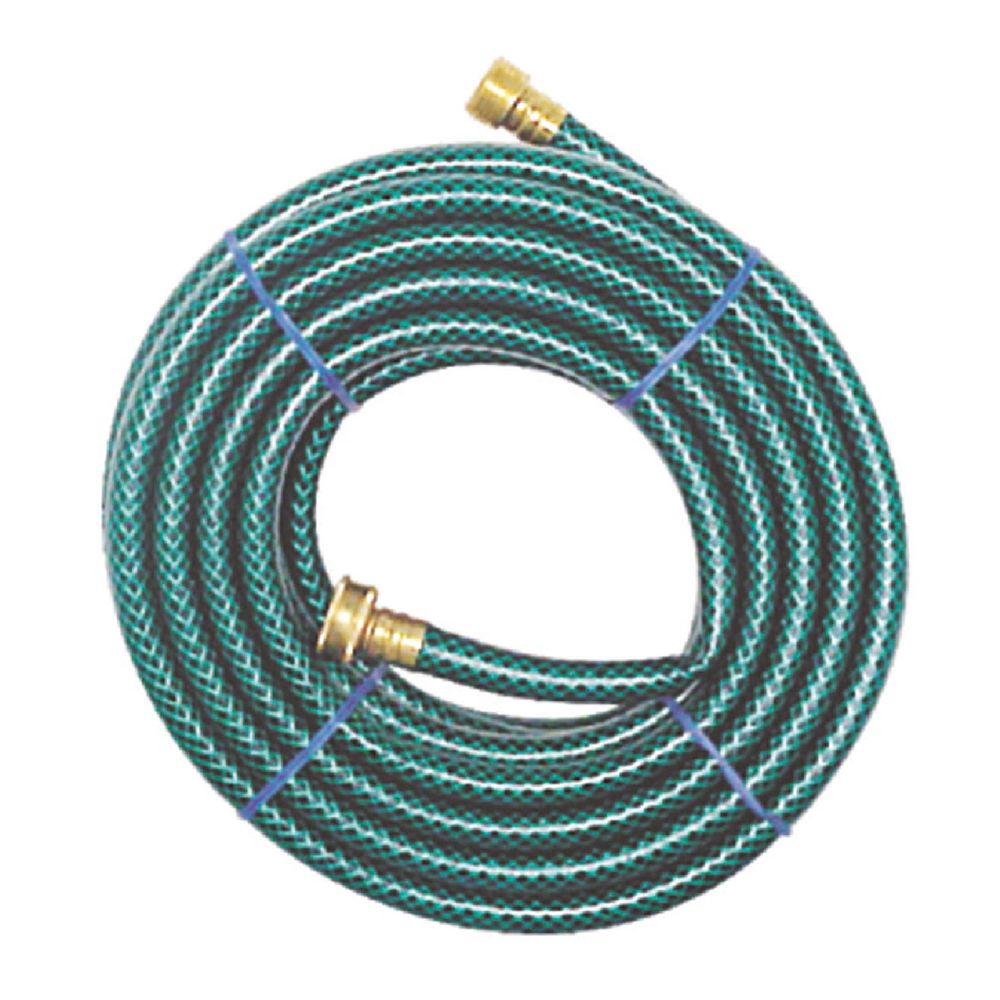 Manguera reforzada 5/8 x 25' 3capas. Pvc. 25'. Transparente