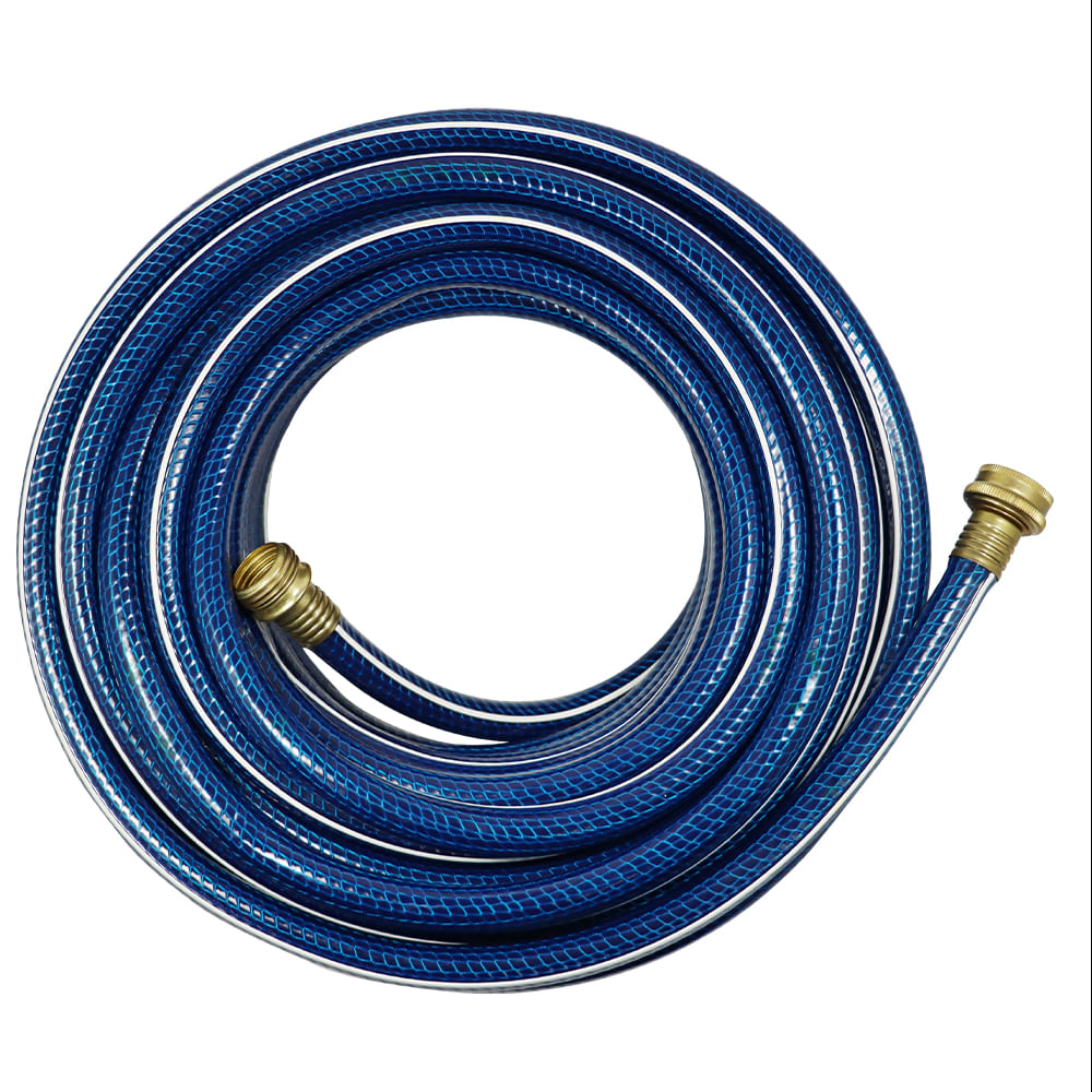 Manguera reforzada 1/2 x 75' 4capas. Pvc. 75'. Transparente