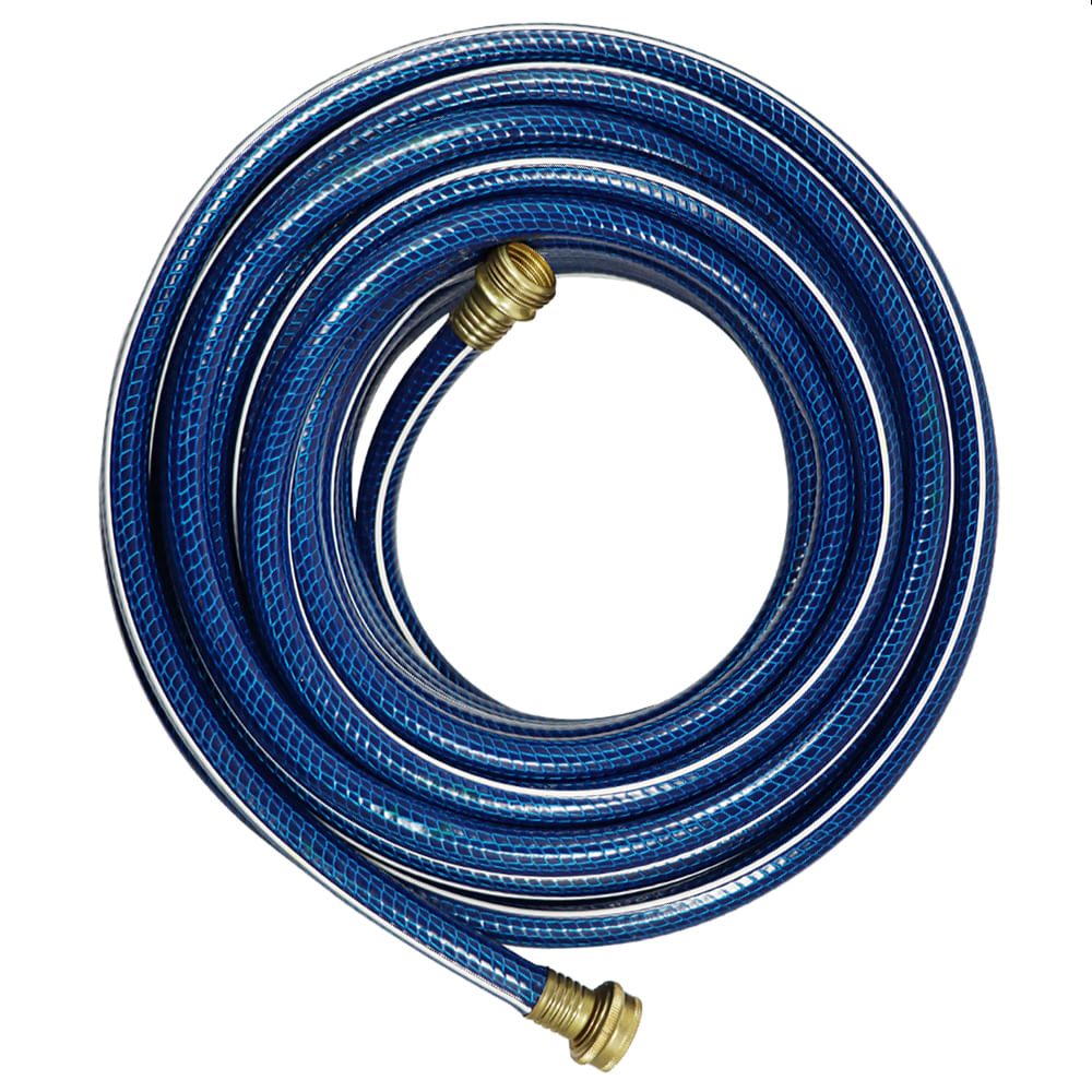 Manguera reforzada 5/8 x 100' 4capas. Pvc. 100'. Transparente