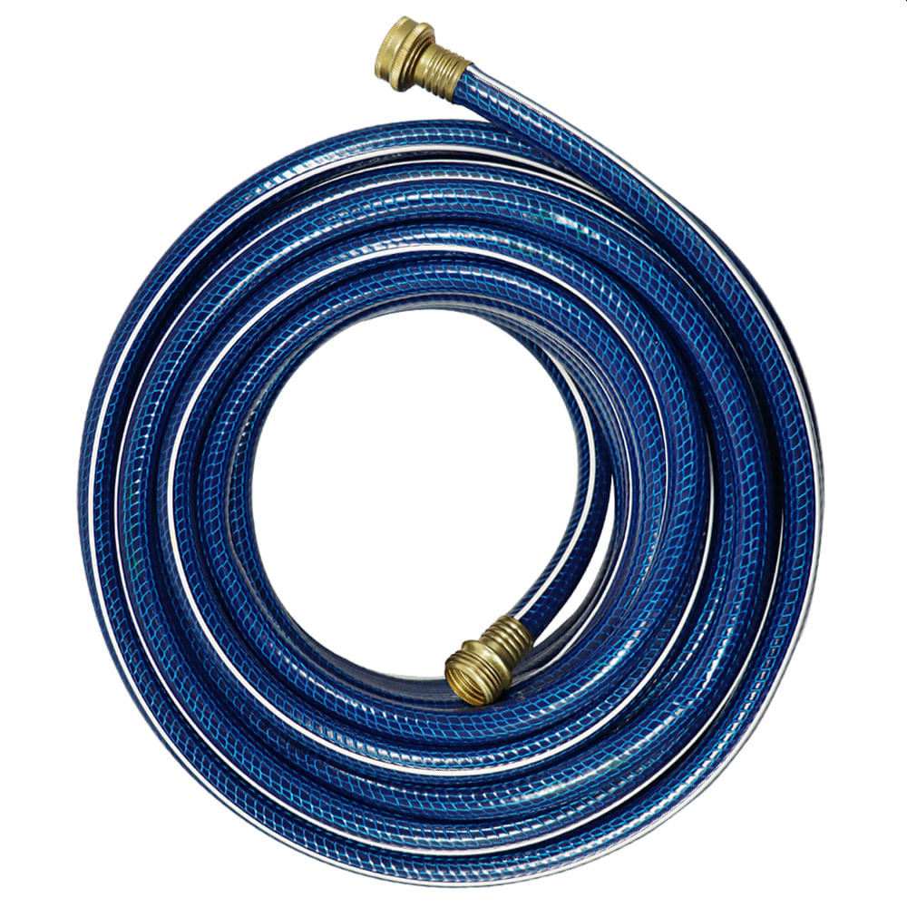 Manguera reforzada 3/4 x 100' 4capas. Pvc. 100'. Transparente