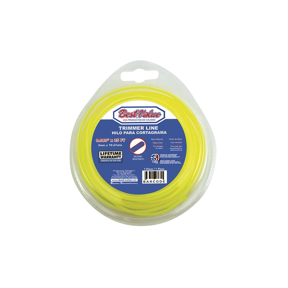 Hilo cortagrama 0. 080x35' amarillo red. Amarillo. 080 (amarillo)