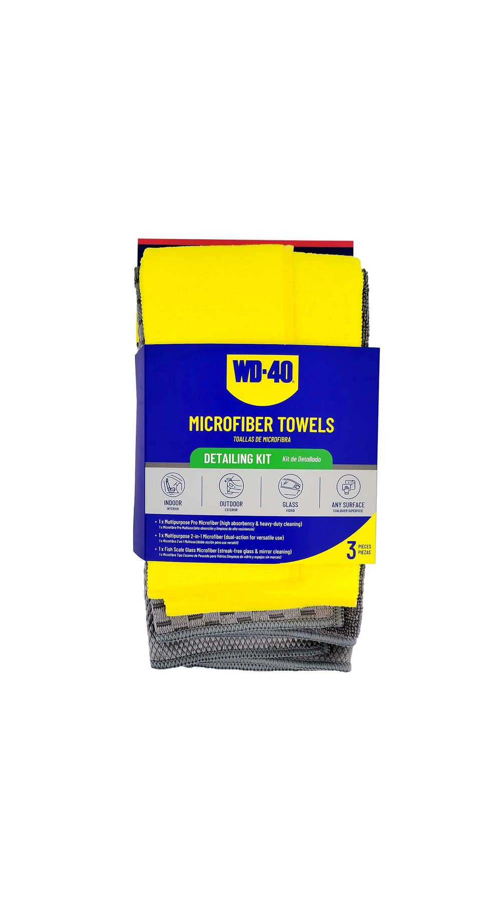 Toallas de microfibra surtidas 3pcs